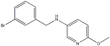  N-[(3-bromophenyl)methyl]-6-methoxypyridin-3-amine