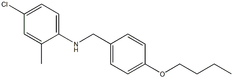 N-[(4-butoxyphenyl)methyl]-4-chloro-2-methylaniline