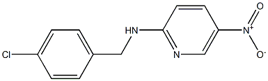 N-[(4-chlorophenyl)methyl]-5-nitropyridin-2-amine Struktur