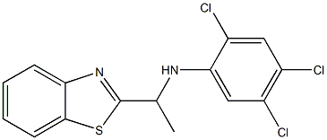 N-[1-(1,3-benzothiazol-2-yl)ethyl]-2,4,5-trichloroaniline