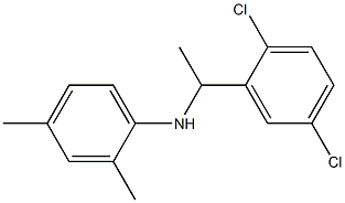 N-[1-(2,5-dichlorophenyl)ethyl]-2,4-dimethylaniline,,结构式