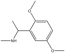 N-[1-(2,5-dimethoxyphenyl)ethyl]-N-methylamine Structure