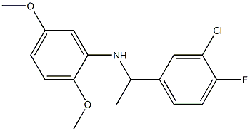 N-[1-(3-chloro-4-fluorophenyl)ethyl]-2,5-dimethoxyaniline