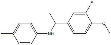  N-[1-(3-fluoro-4-methoxyphenyl)ethyl]-4-methylaniline