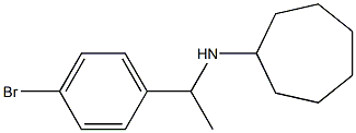 N-[1-(4-bromophenyl)ethyl]cycloheptanamine Structure