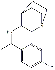 N-[1-(4-chlorophenyl)ethyl]-1-azabicyclo[2.2.2]octan-3-amine