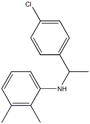 N-[1-(4-chlorophenyl)ethyl]-2,3-dimethylaniline Struktur