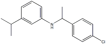  N-[1-(4-chlorophenyl)ethyl]-3-(propan-2-yl)aniline