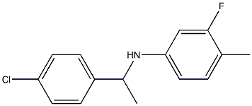 N-[1-(4-chlorophenyl)ethyl]-3-fluoro-4-methylaniline|