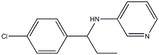  N-[1-(4-chlorophenyl)propyl]pyridin-3-amine