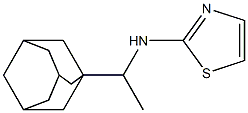 N-[1-(adamantan-1-yl)ethyl]-1,3-thiazol-2-amine Structure