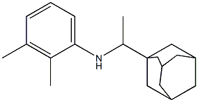 N-[1-(adamantan-1-yl)ethyl]-2,3-dimethylaniline Struktur