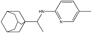 N-[1-(adamantan-1-yl)ethyl]-5-methylpyridin-2-amine Struktur