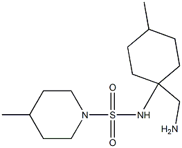 N-[1-(aminomethyl)-4-methylcyclohexyl]-4-methylpiperidine-1-sulfonamide