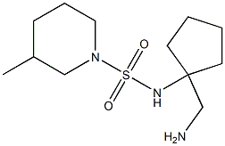 N-[1-(aminomethyl)cyclopentyl]-3-methylpiperidine-1-sulfonamide