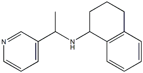 N-[1-(pyridin-3-yl)ethyl]-1,2,3,4-tetrahydronaphthalen-1-amine,,结构式