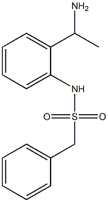 N-[2-(1-aminoethyl)phenyl]-1-phenylmethanesulfonamide