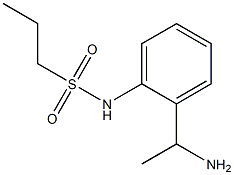 N-[2-(1-aminoethyl)phenyl]propane-1-sulfonamide