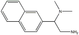 N-[2-amino-1-(2-naphthyl)ethyl]-N,N-dimethylamine Struktur