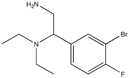 N-[2-amino-1-(3-bromo-4-fluorophenyl)ethyl]-N,N-diethylamine