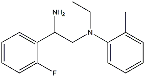 N-[2-amino-2-(2-fluorophenyl)ethyl]-N-ethyl-2-methylaniline
