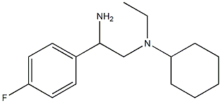 N-[2-amino-2-(4-fluorophenyl)ethyl]-N-cyclohexyl-N-ethylamine