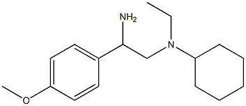 N-[2-amino-2-(4-methoxyphenyl)ethyl]-N-cyclohexyl-N-ethylamine|