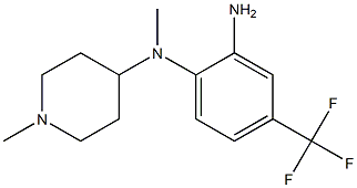N-[2-amino-4-(trifluoromethyl)phenyl]-N-methyl-N-(1-methylpiperidin-4-yl)amine