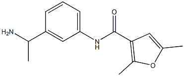  N-[3-(1-aminoethyl)phenyl]-2,5-dimethyl-3-furamide