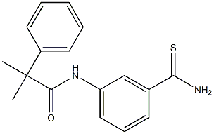 N-[3-(aminocarbonothioyl)phenyl]-2-methyl-2-phenylpropanamide