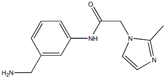 N-[3-(aminomethyl)phenyl]-2-(2-methyl-1H-imidazol-1-yl)acetamide