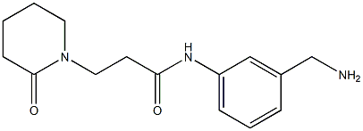 N-[3-(aminomethyl)phenyl]-3-(2-oxopiperidin-1-yl)propanamide