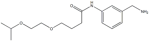  N-[3-(aminomethyl)phenyl]-4-[2-(propan-2-yloxy)ethoxy]butanamide