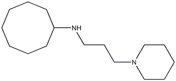 N-[3-(piperidin-1-yl)propyl]cyclooctanamine,,结构式