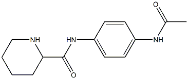 N-[4-(acetylamino)phenyl]piperidine-2-carboxamide