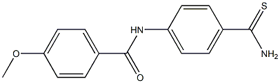  N-[4-(aminocarbonothioyl)phenyl]-4-methoxybenzamide