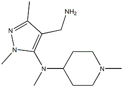  N-[4-(aminomethyl)-1,3-dimethyl-1H-pyrazol-5-yl]-N,1-dimethylpiperidin-4-amine