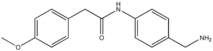 N-[4-(aminomethyl)phenyl]-2-(4-methoxyphenyl)acetamide