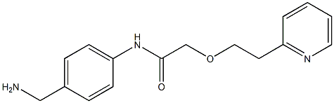 N-[4-(aminomethyl)phenyl]-2-[2-(pyridin-2-yl)ethoxy]acetamide