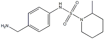  N-[4-(aminomethyl)phenyl]-2-methylpiperidine-1-sulfonamide