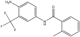 N-[4-amino-3-(trifluoromethyl)phenyl]-2-methylbenzamide Structure