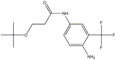 N-[4-amino-3-(trifluoromethyl)phenyl]-3-(tert-butoxy)propanamide