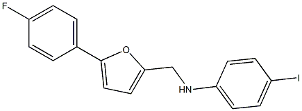 N-{[5-(4-fluorophenyl)furan-2-yl]methyl}-4-iodoaniline Structure