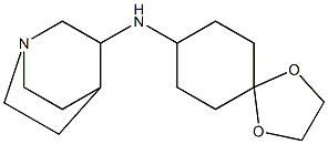 N-{1,4-dioxaspiro[4.5]decan-8-yl}-1-azabicyclo[2.2.2]octan-3-amine|