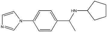  N-{1-[4-(1H-imidazol-1-yl)phenyl]ethyl}cyclopentanamine