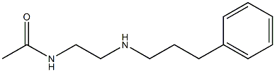 N-{2-[(3-phenylpropyl)amino]ethyl}acetamide