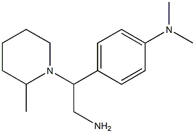 N-{4-[2-amino-1-(2-methylpiperidin-1-yl)ethyl]phenyl}-N,N-dimethylamine
