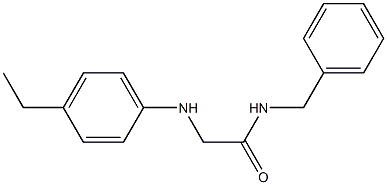  N-benzyl-2-[(4-ethylphenyl)amino]acetamide