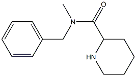 N-benzyl-N-methylpiperidine-2-carboxamide Structure