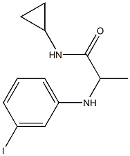  N-cyclopropyl-2-[(3-iodophenyl)amino]propanamide